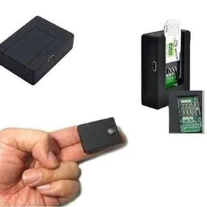 Black N9 mini X009 GPS car alarm tracker unit with SIM card slot
