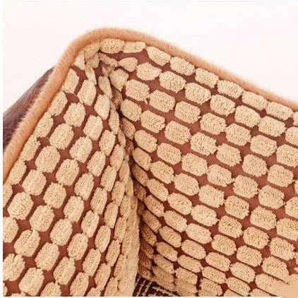 Kennel dog bed with suede cover, bone blanket and summer mat, Style 1 colour option