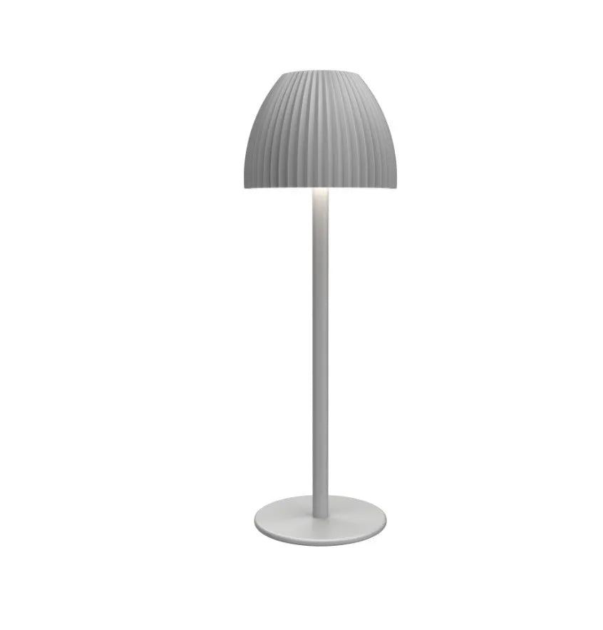 Modern simplicity small night lamp with thin round base in black or white colour