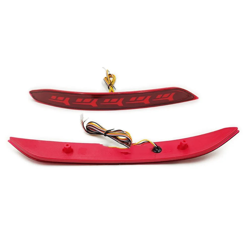 Volkswagen Sagitar flowing water LED bumper light with scanning pattern for steering and brake indication