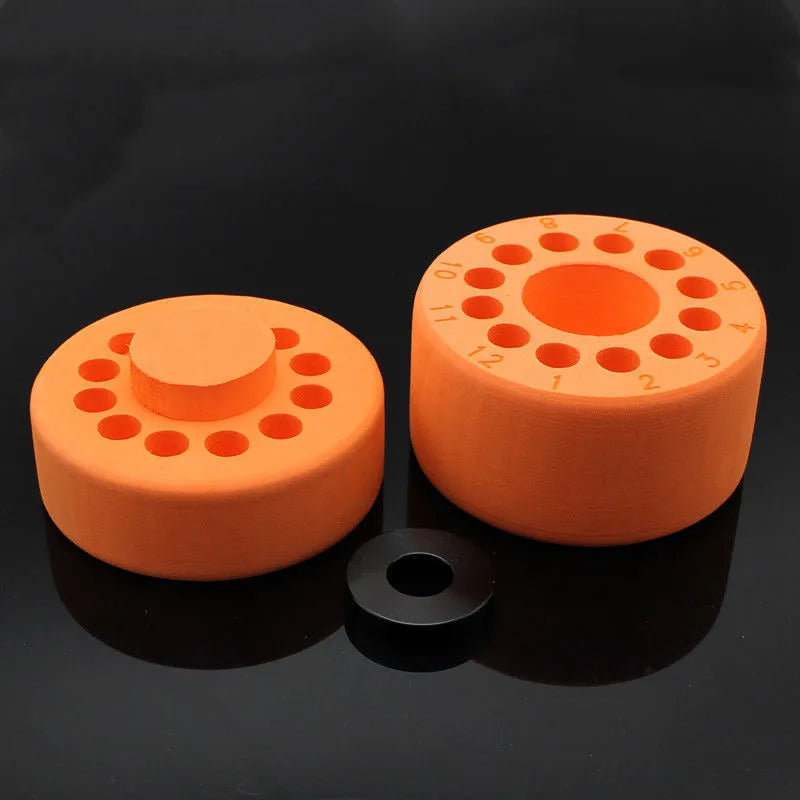 Orange metal and blue plastic laboratory cooling box with gradient freezing function