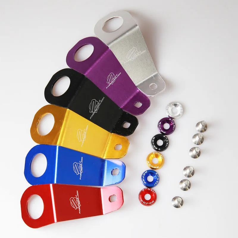 Aluminium radiator bracket for Civic EG cars in red, blue, gold, black, purple or silver