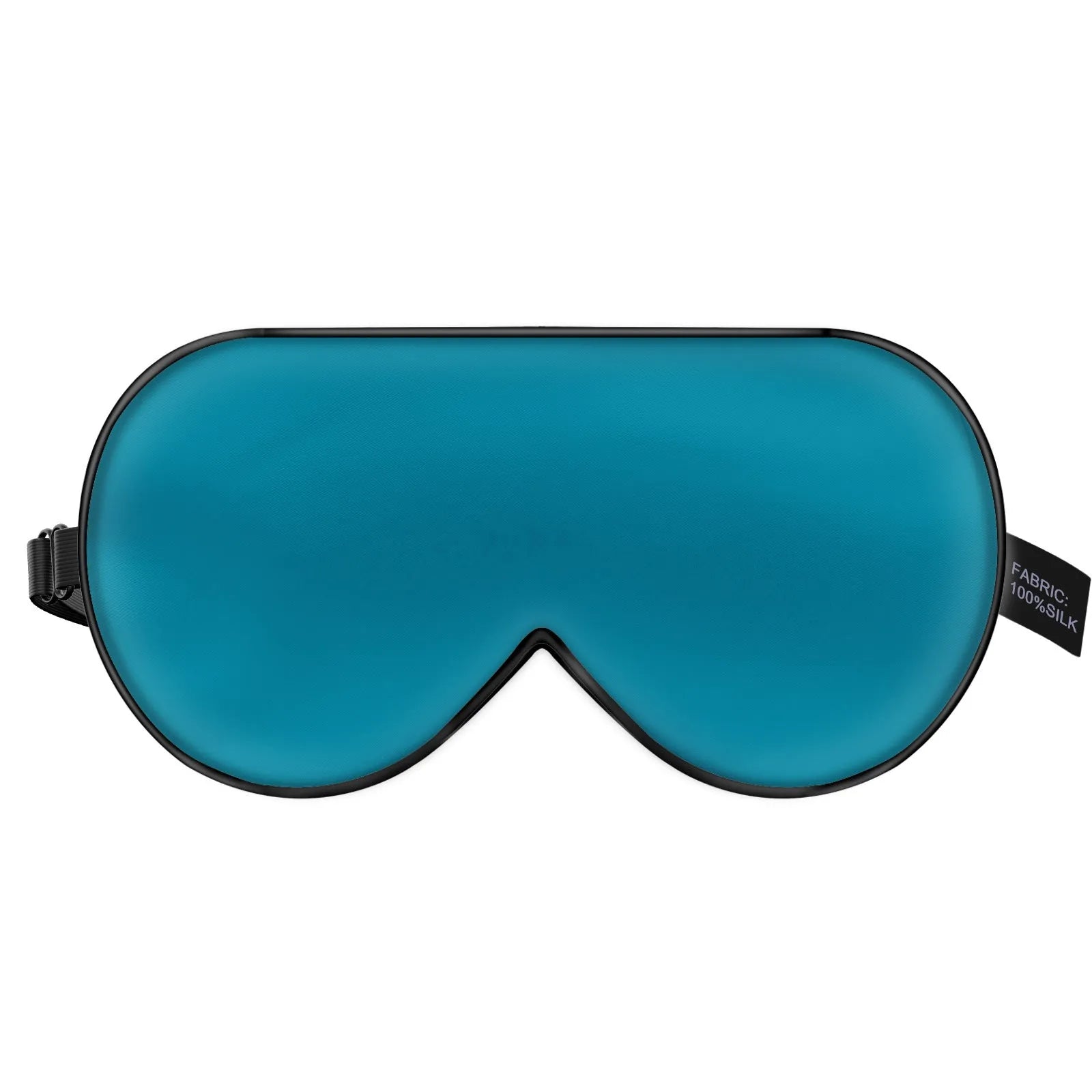 Double-sided mulberry silk sleep eye mask in multiple colours with adjustable elastic straps.