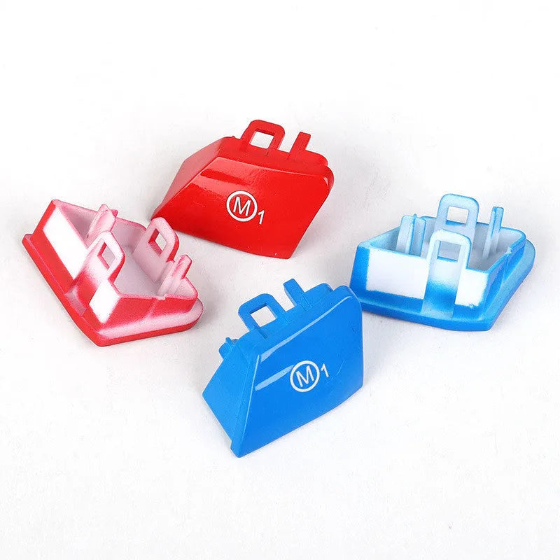 BMW steering wheel M1 and M2 mode replacement buttons in red and blue colours