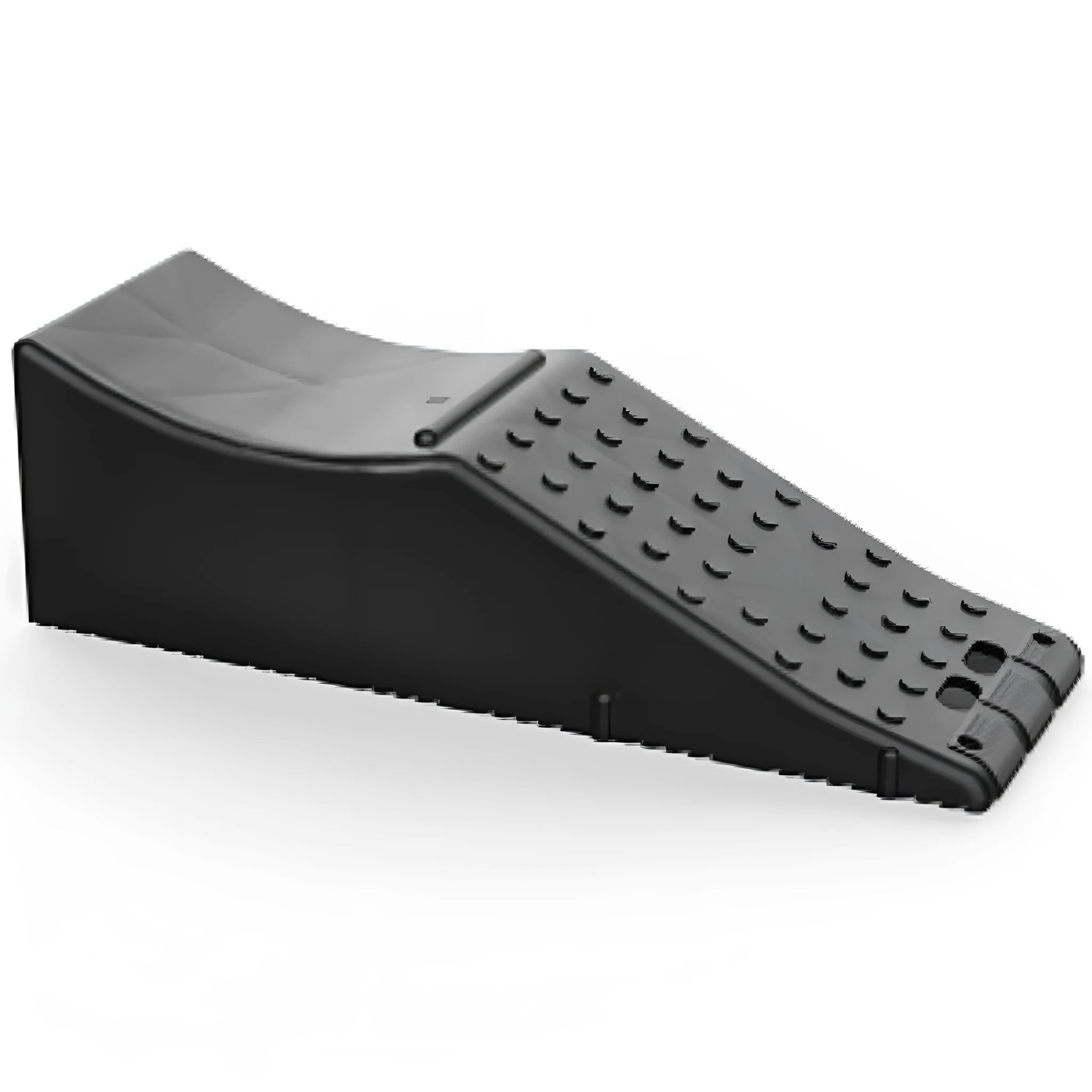 Black rectangular car protection pad with dimensions 55cm by 44cm by 33cm.