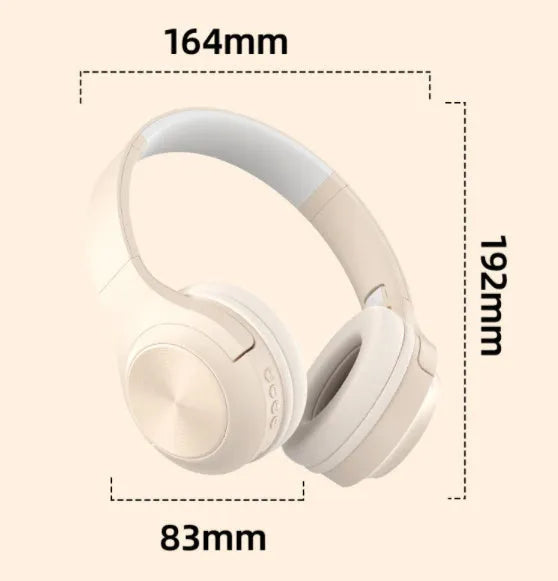 Personalised wireless Bluetooth headset with creative design in chalk black, ivory white and youth green colour options