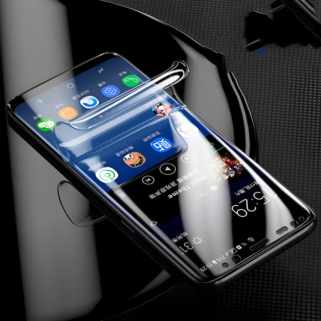 Purple light hydraulic hydrogel curved screen protector for Samsung Galaxy S series phones