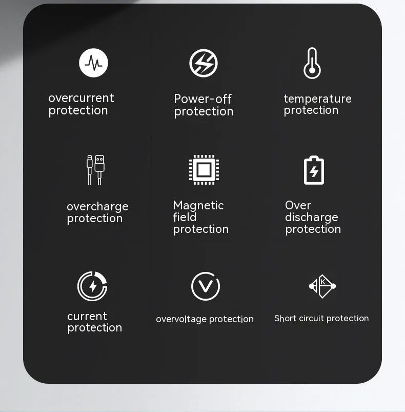 PD66W fast charge 20000 MA power bank in black or white with creative design and plastic shell