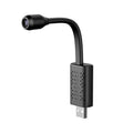 Black wireless USB HD camera measuring 158mm for vehicle and security recording