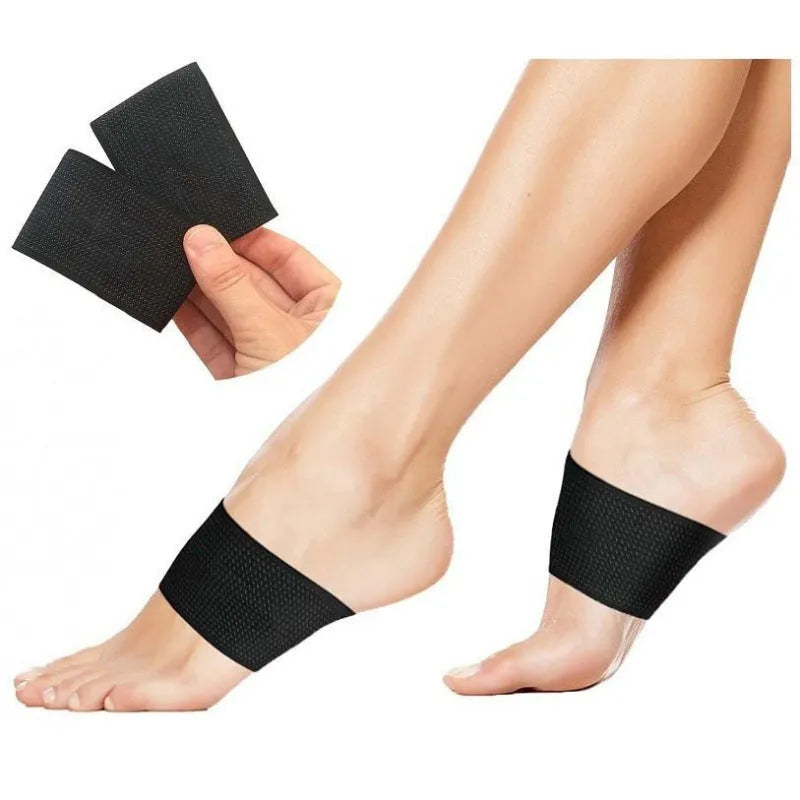 PU elastic foot support bandage with heart-shaped pad for arch support