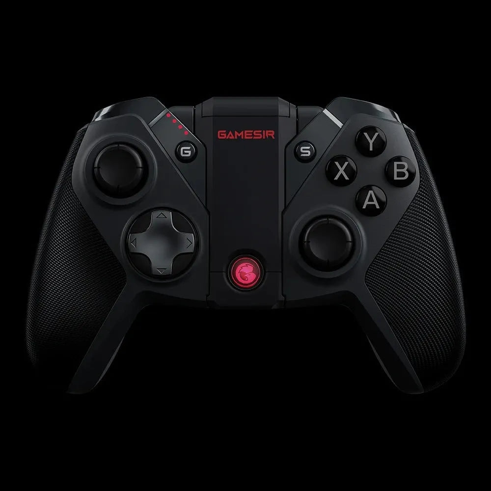 Black Gaishi wired video game controller with USB Type-C cable and standard button layout.