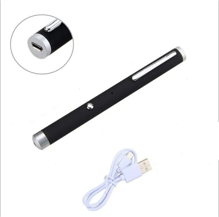Set of three green laser pointer pens in black, white, and camouflage colours with 5mw output and long-range visibility.