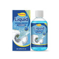 237ml bottle of liquid washing machine cleaner with descaling formula