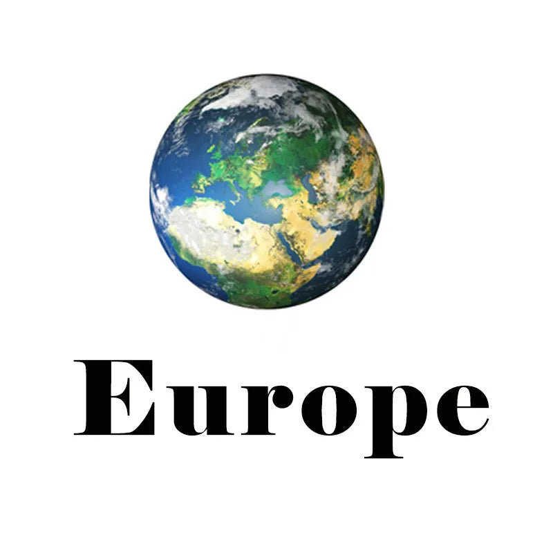 Glow in the dark 3D Earth planet wall sticker in 10cm, 20cm, and 30cm diameter sizes.