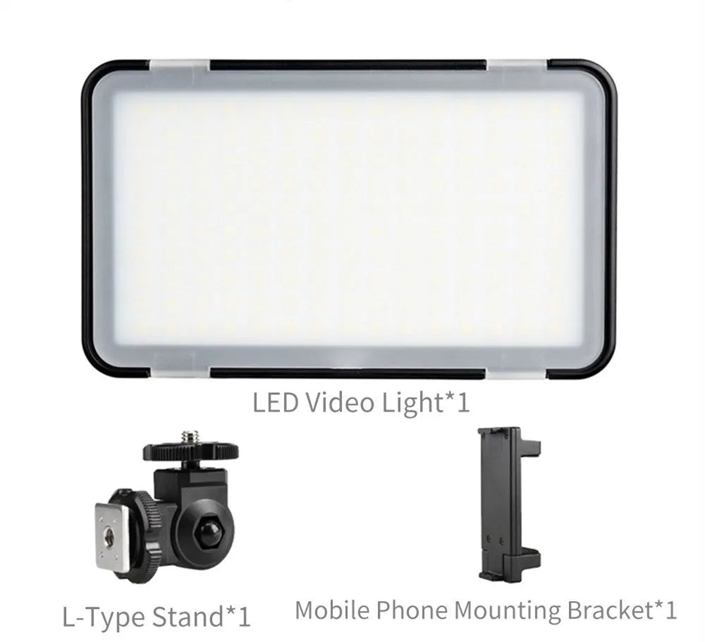 Shenniu M150 ultra-thin LED video light for mobile phone photography with adjustable brightness