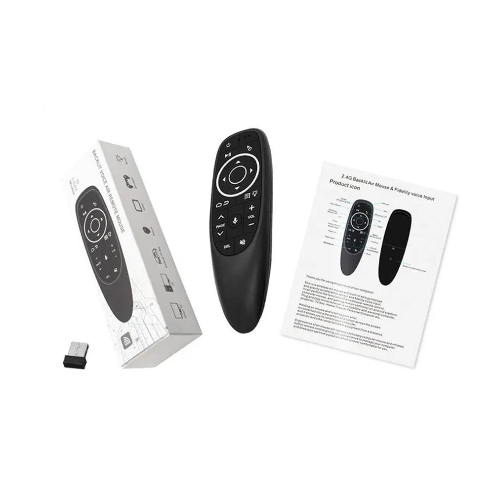 G10 G10S intelligent voice remote control with plastic shell and silicone buttons