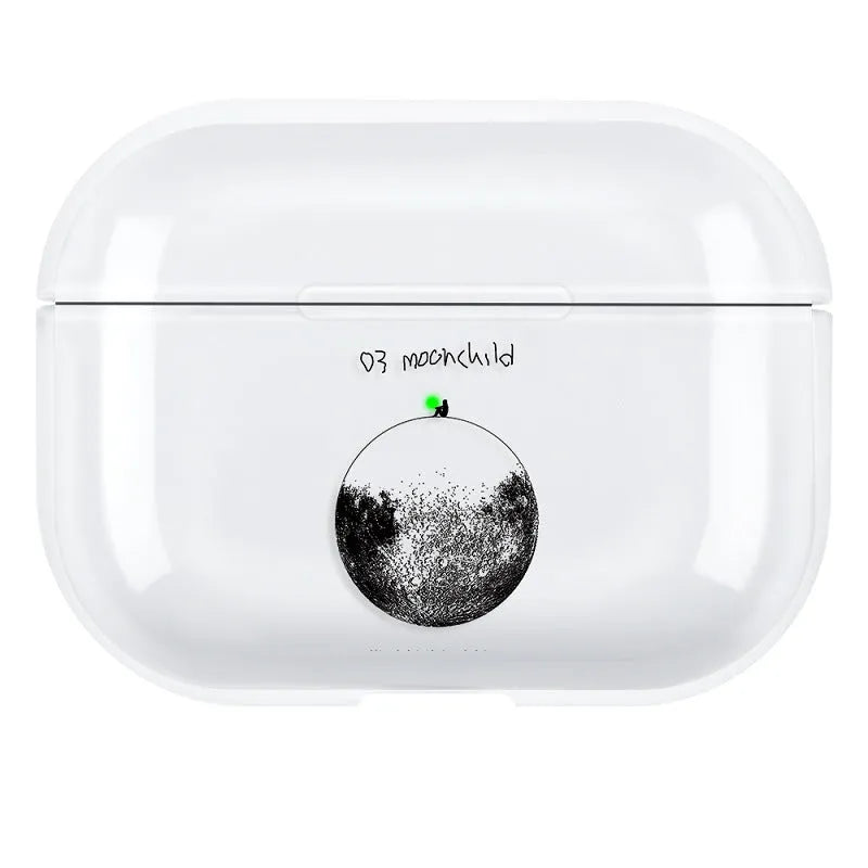 Hard PC protective back cover case for AirPods Pro3 in a solid colour.