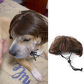 Nylon fibre pet wig in multiple colours including black explosive head and red explosive head for Halloween