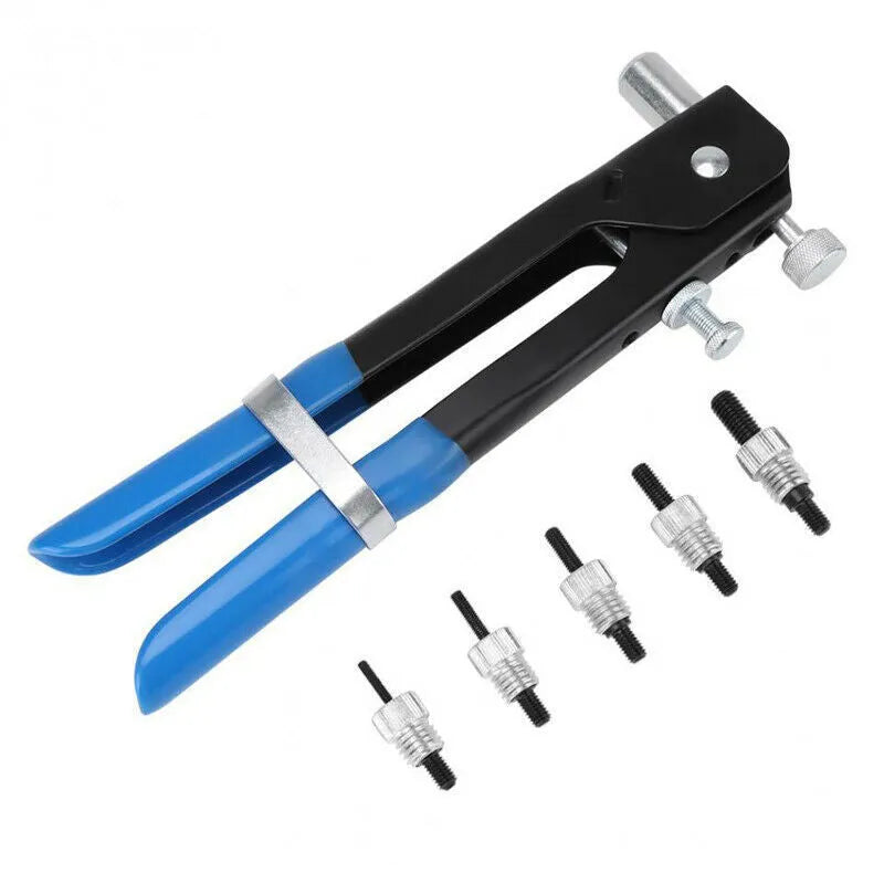 Alloy steel manual riveter nut tool set with 86PC or 106PC kit options