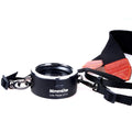 Aluminium alloy camera lens flipper holder with stainless steel buckle and cotton shoulder strap for Nikon, Canon, Sony cameras