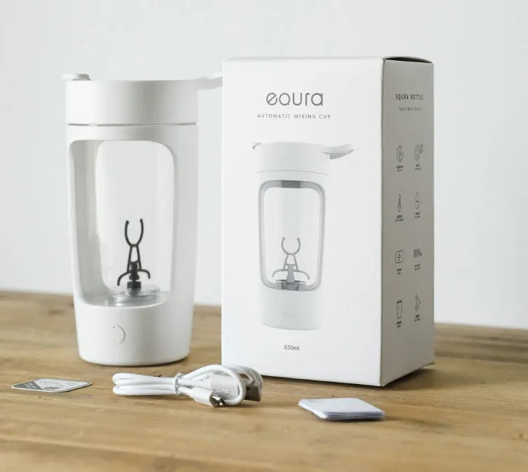 Portable automatic blending cup with 650ml capacity in four colour options