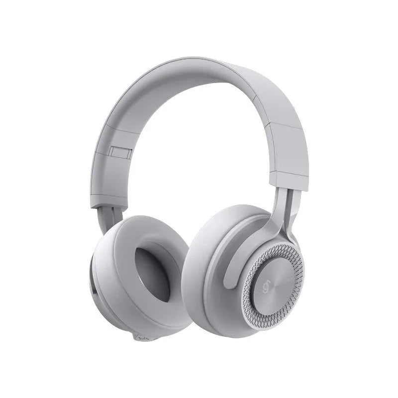 Wireless Bluetooth sports headset shown in available colours: red, grey, green, and black.