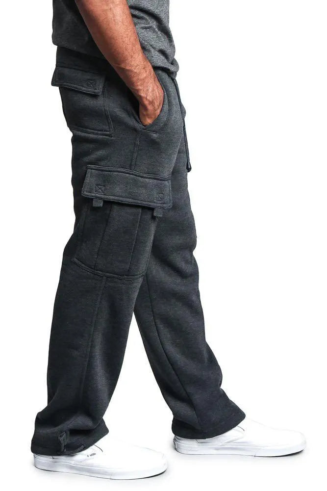 Casual multi-pocket loose straight-leg overalls in polyester broadcloth, black colour, flat front with drawstring waist