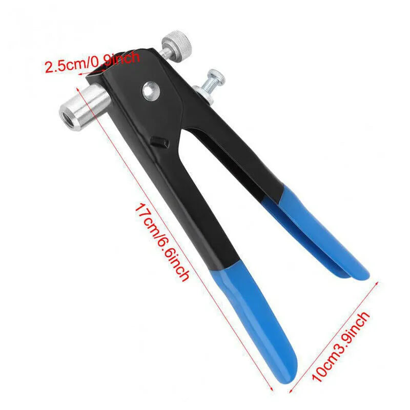 Alloy steel manual riveter nut tool set with 86PC or 106PC kit options