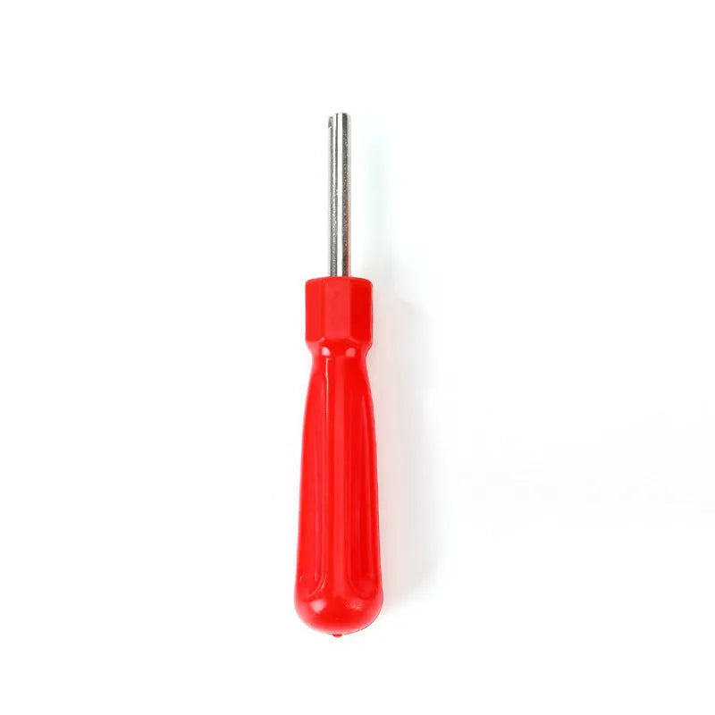 Aluminium alloy single-head valve wrench shown in one of three available colour styles