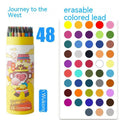Zhenglin Sports Series coloured pencils set in a paper barrel, showing multiple colour options.