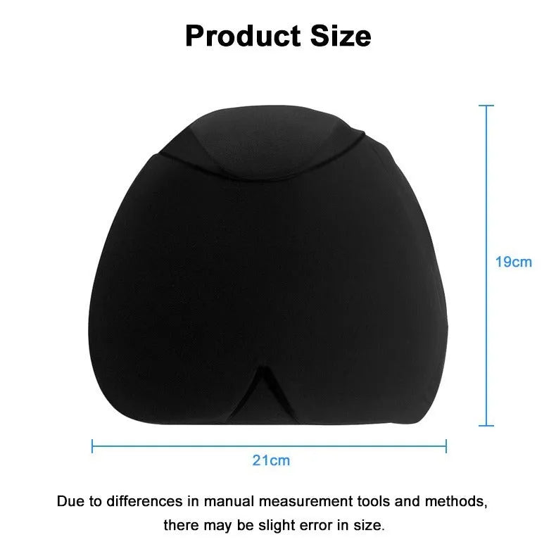 Simple solid colour cold compress cap with fully enclosed design in polyester fabric