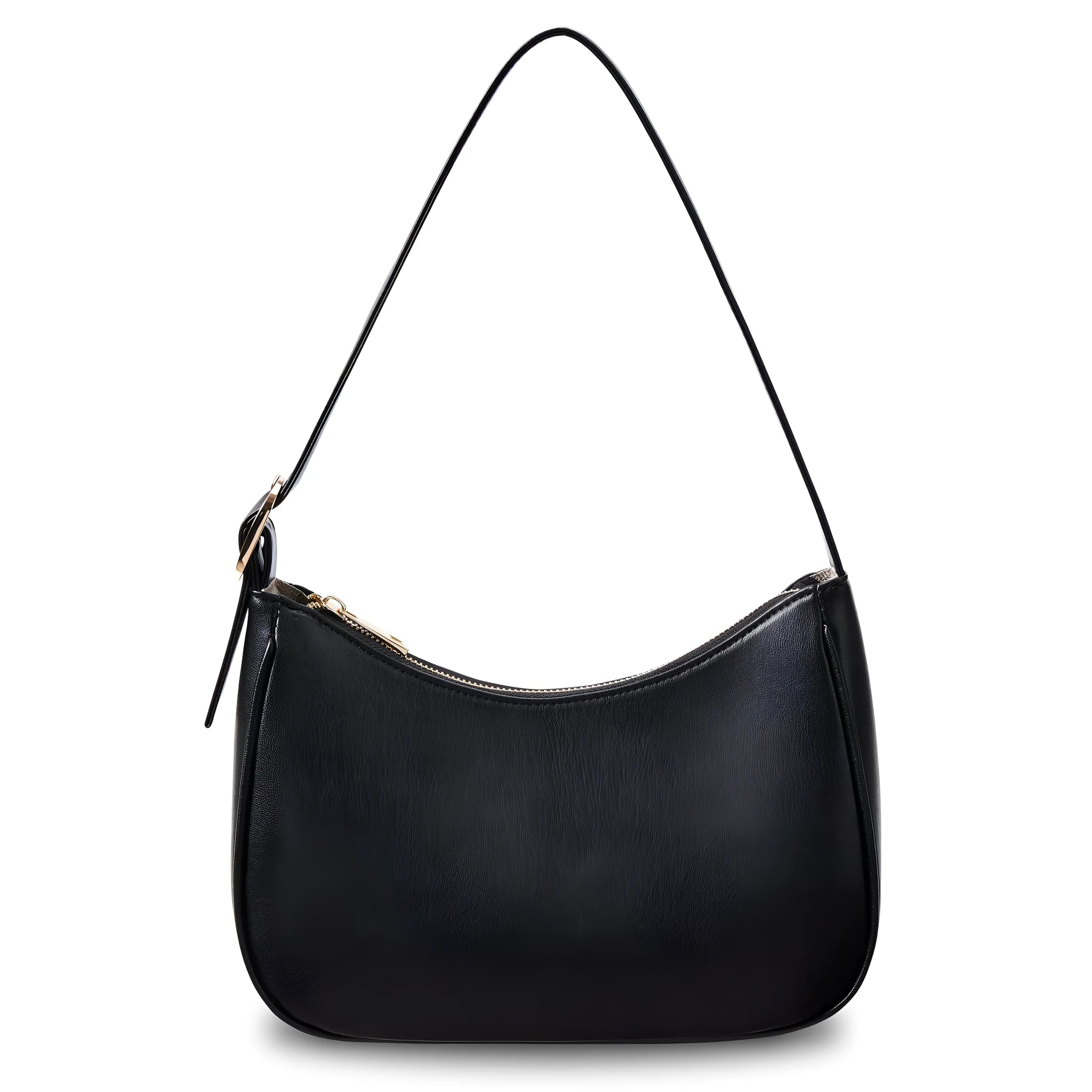 Retro-style waterproof PU shoulder bag in multiple colour options including apricot and glitter