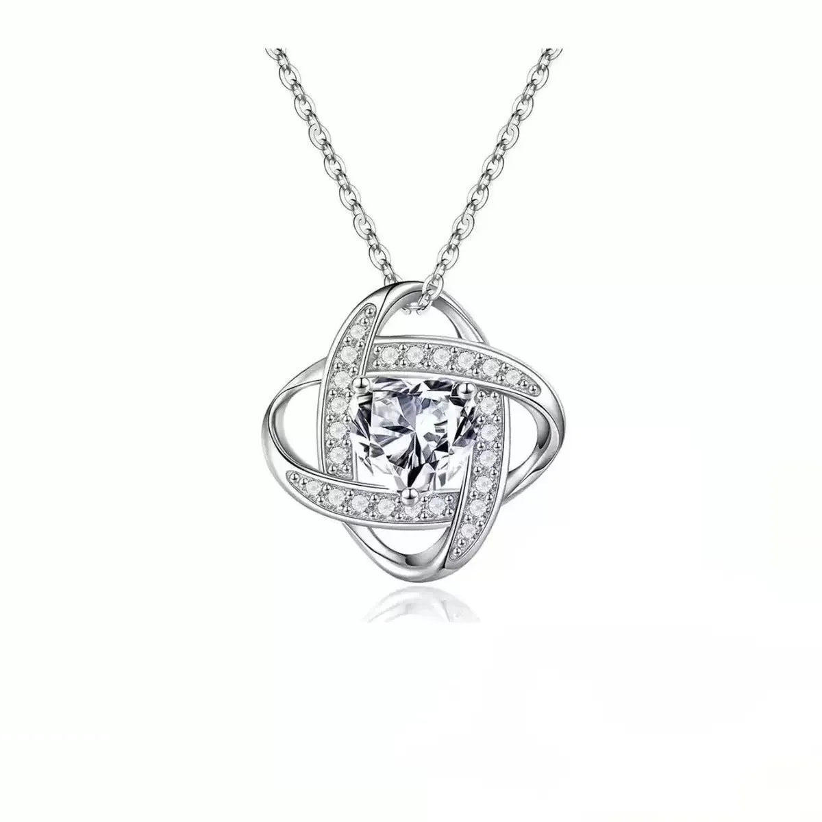 Heart shape copper necklace with Tibetan silver purity plating in multiple colour options