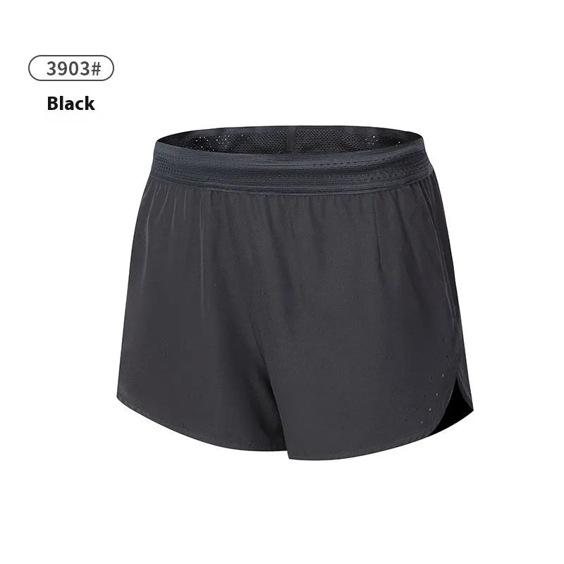 Men's solid colour low-waist basketball shorts made from polyester, shown in a selection of available colours.