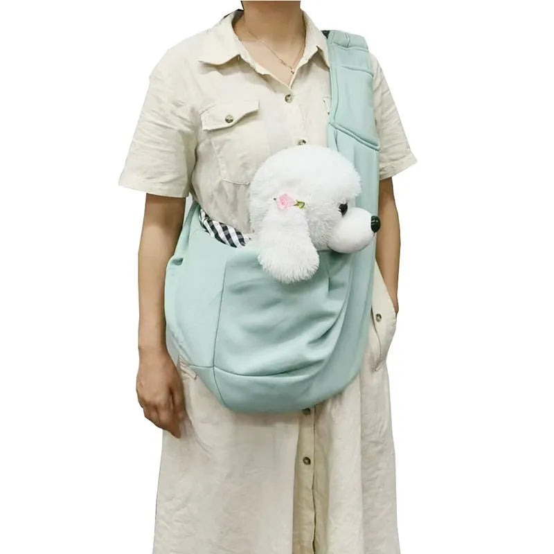 Adjustable shoulder strap pet carrier bag for small dogs in various colours