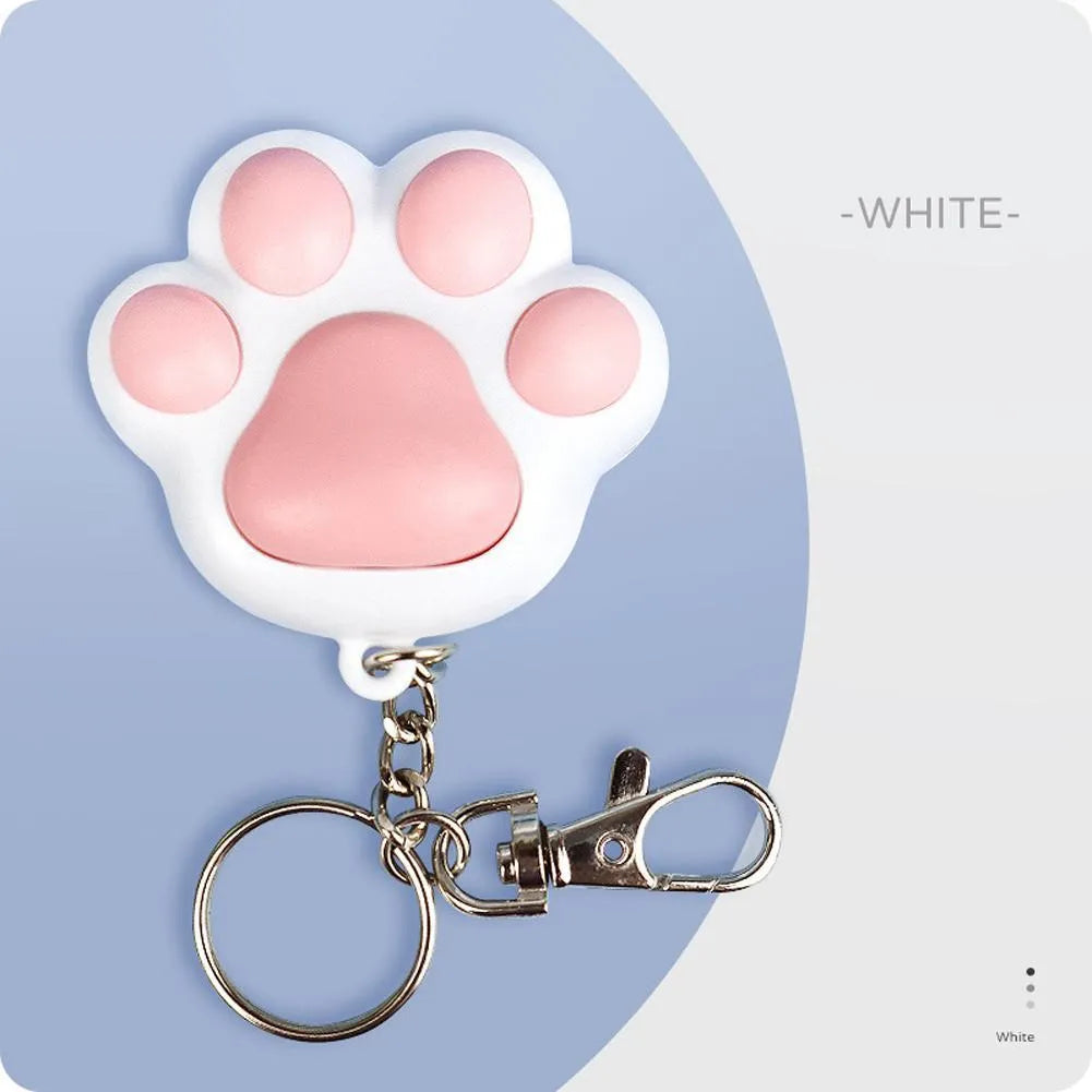 USB rechargeable infrared laser teaser toy for cats with keychain attachment