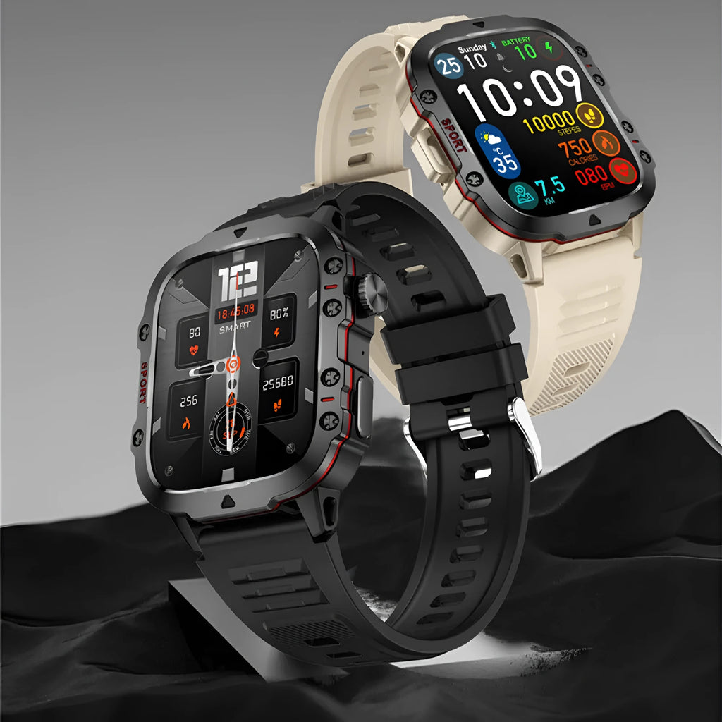 QX11 Smart Bluetooth Watch with TFT screen and zinc alloy case on a wrist.