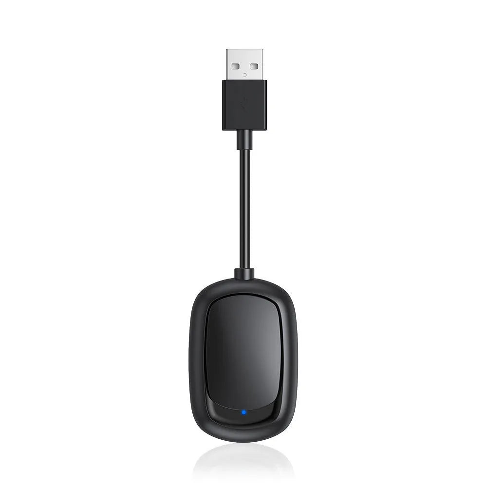 Cross-two-in-one Wireless CarPlay and Android Auto car interconnection box with USB interface