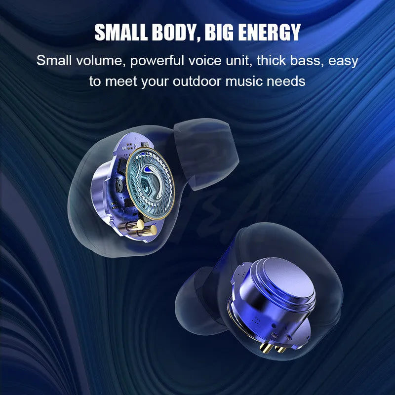 Black X10 Bluetooth wireless earbuds with charging case showing 150×100×40mm dimensions