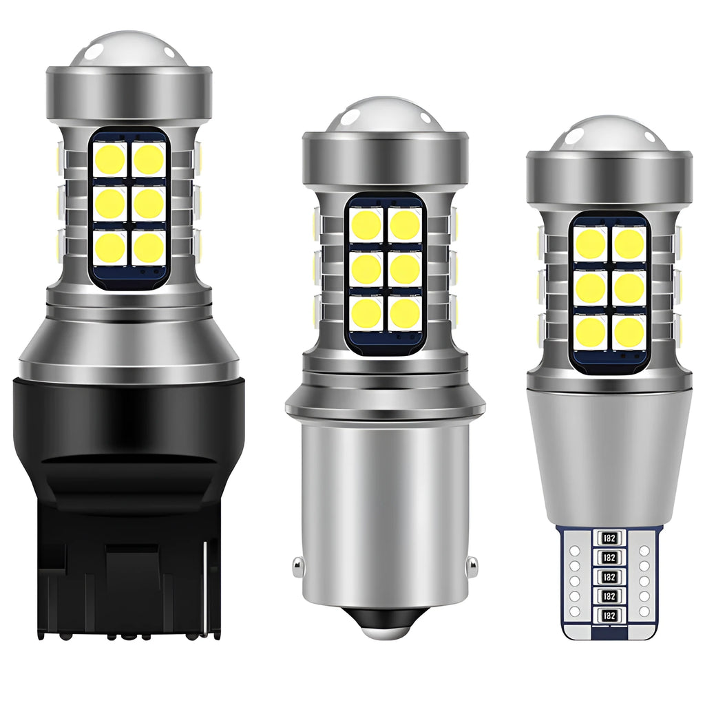 Super bright glare rogue LED reversing light bulb for car with 27 SMD and T15 or T20 socket