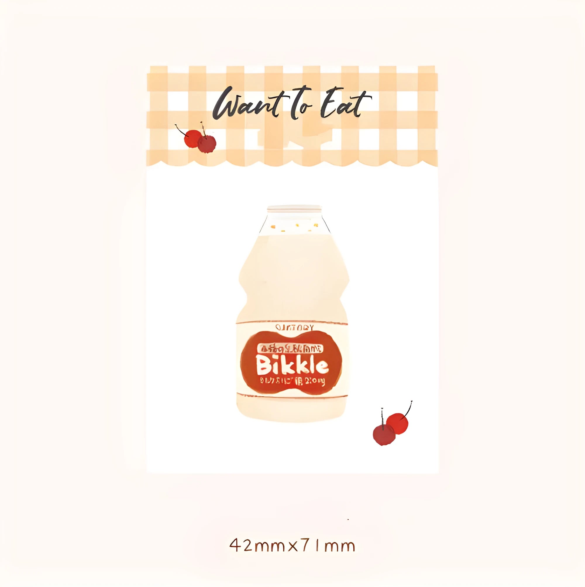 Food Bread Handbook Note Paper notebook showing 85mm x 120mm dimensions with 30 sheets of 80g glue-friendly paper