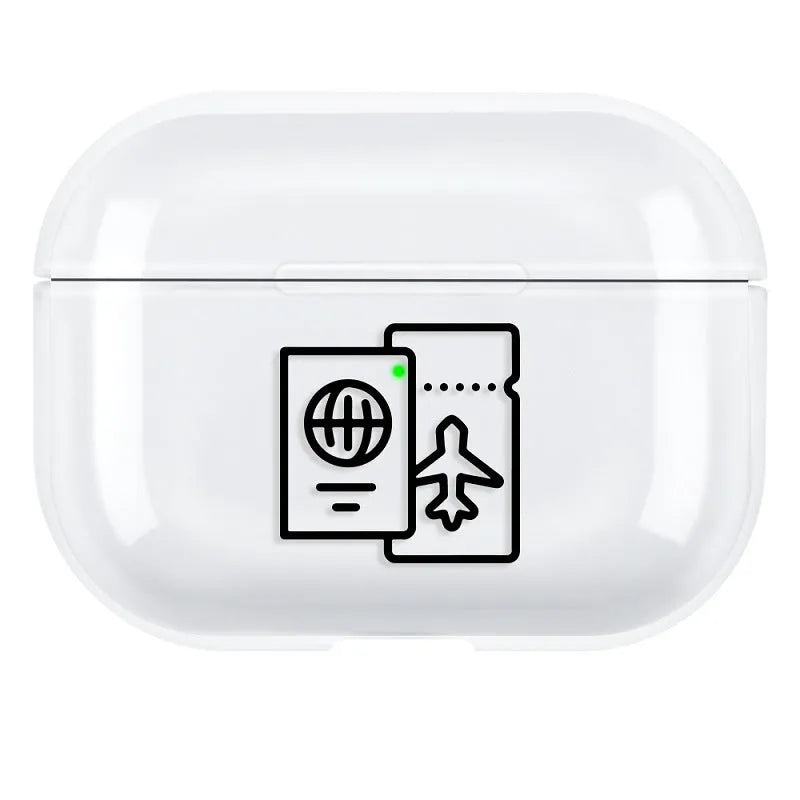 Hard PC protective back cover case for AirPods Pro3 in a solid colour.