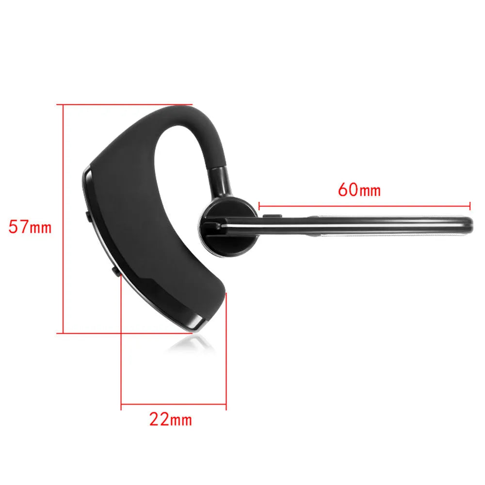 V9 Jerry style Bluetooth wireless headset with ear-bud and charging cable