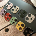 Metal lens protection ring for iPhone 11 and iPhone 11 Pro camera in various colour options.