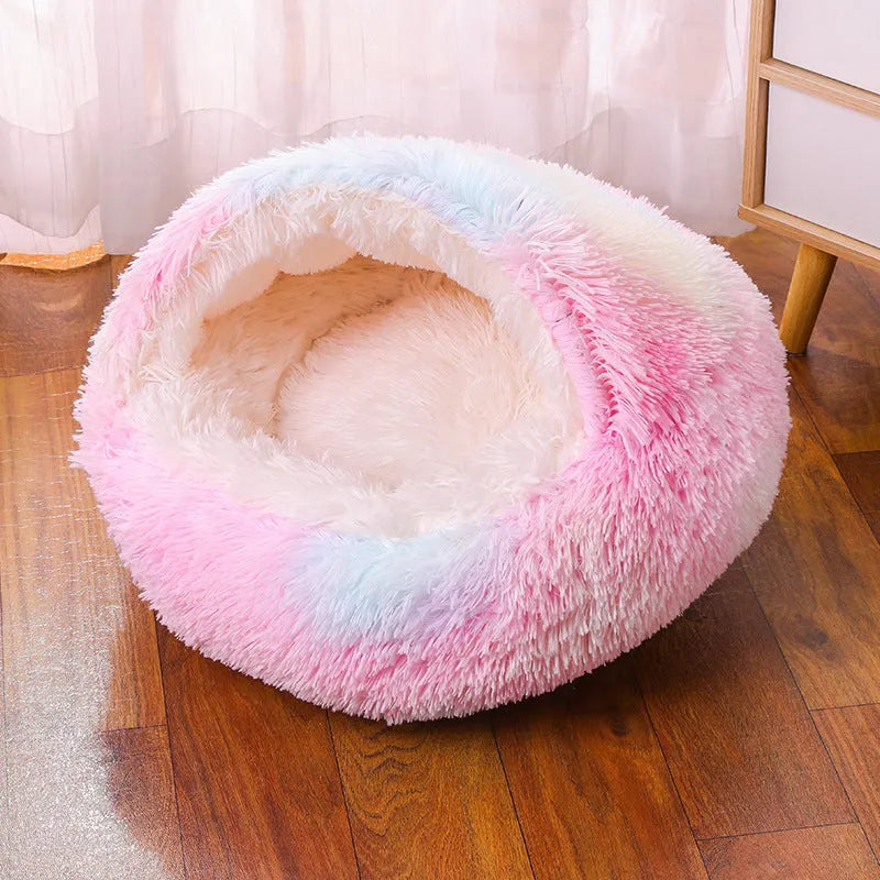 Waterproof cloth dog kennel with semi-surrounded warm room design in multiple colour options