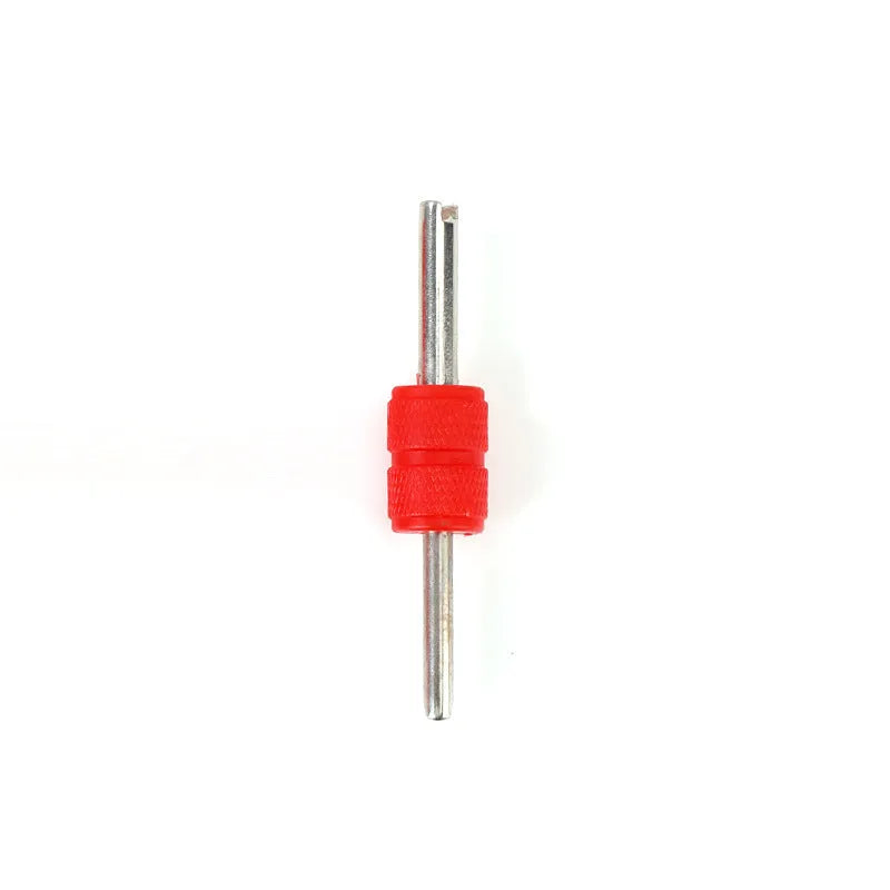 Aluminium alloy single-head valve wrench shown in one of three available colour styles