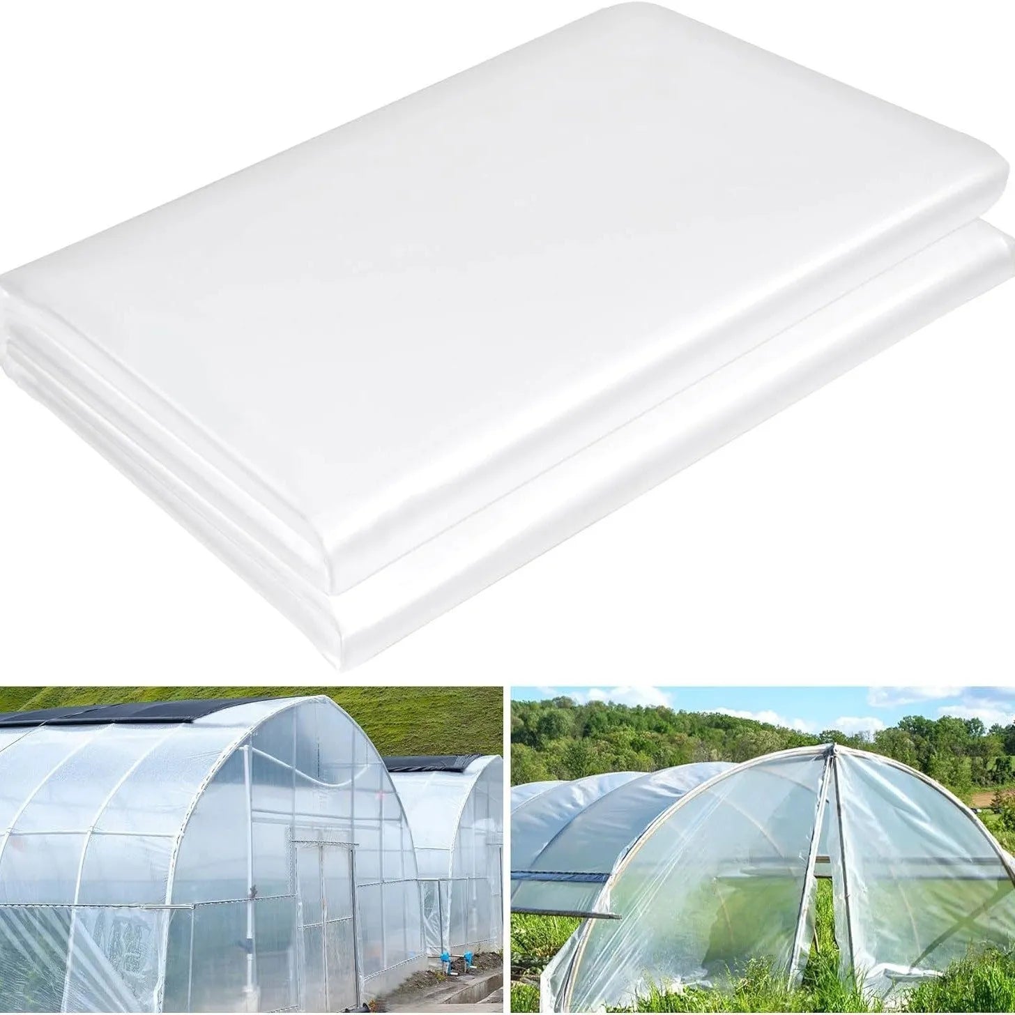 4×8 metre plastic greenhouse cold protection film for vegetable garden frost protection