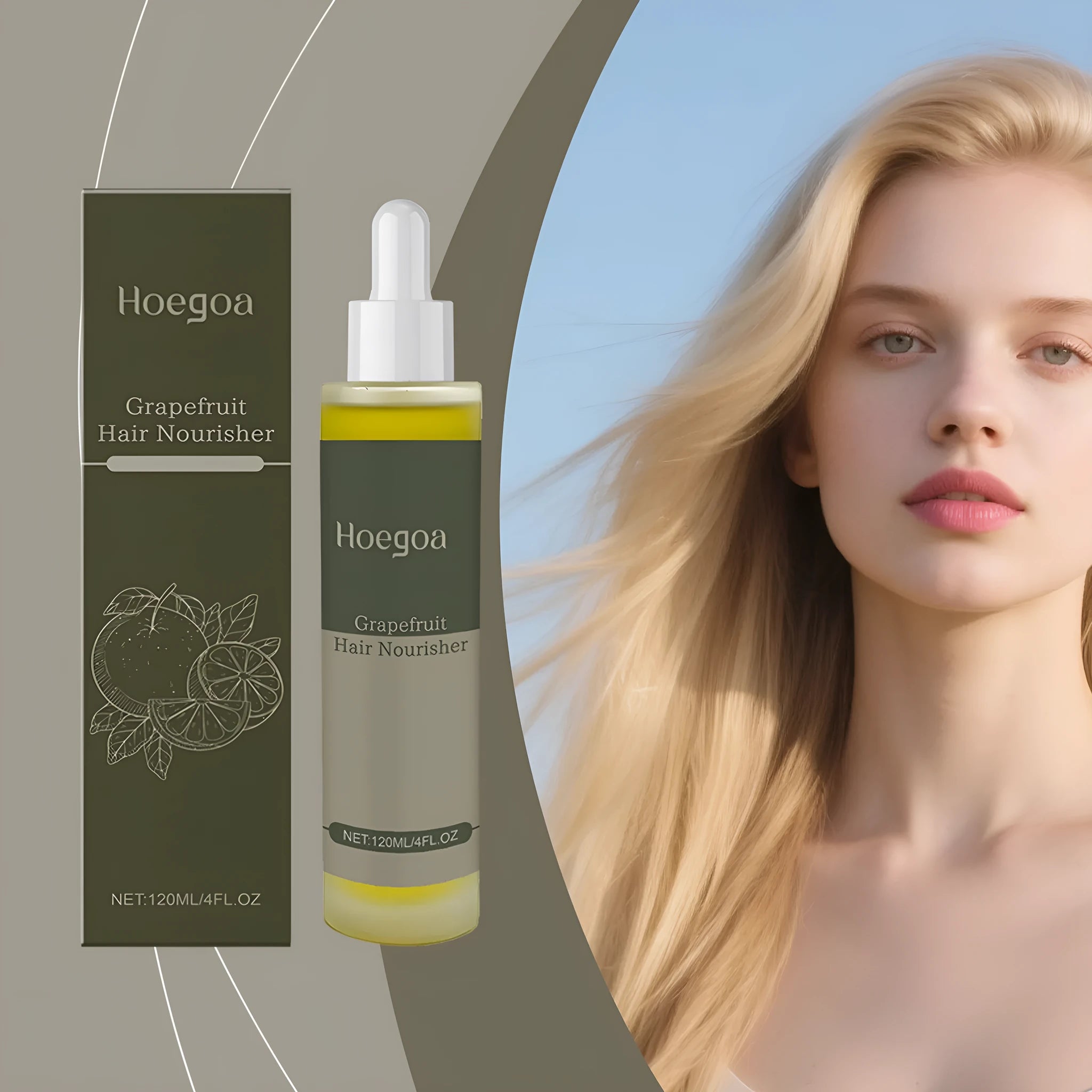 120ml tube of grapefruit hair conditioner with ginger and rosemary oils