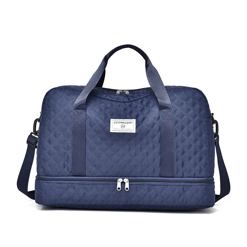 Oxford cloth travel bag in multiple colours with 36-55 litre capacity for leisure travel
