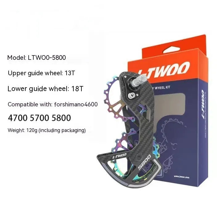 LTWOO 105 rear derailleur jockey wheel pulley kit compatible with Shimano R7000 groupset